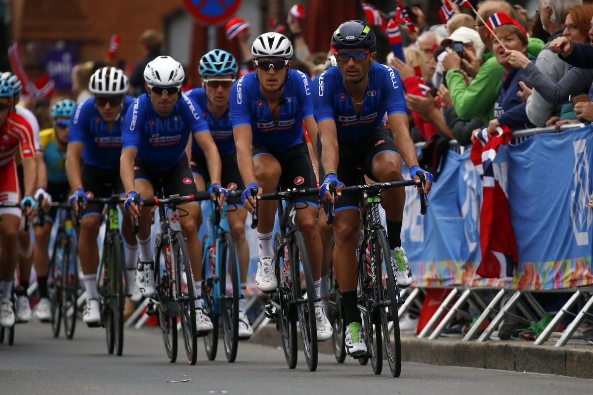 Italy leads the peloton
