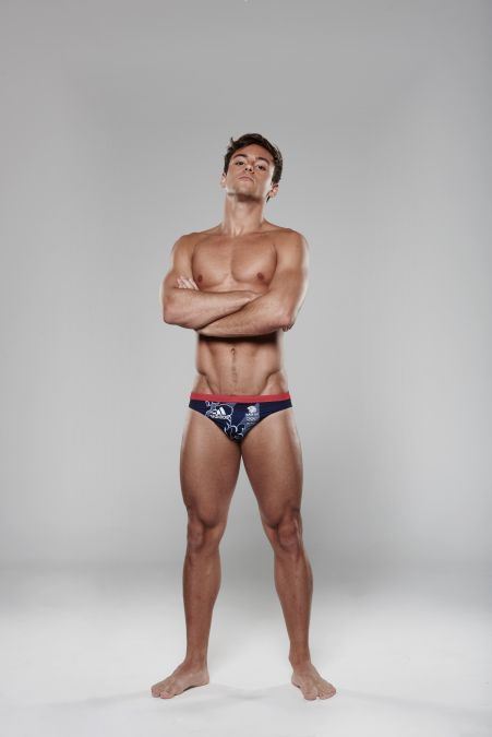 Tom Daley in swimming briefs