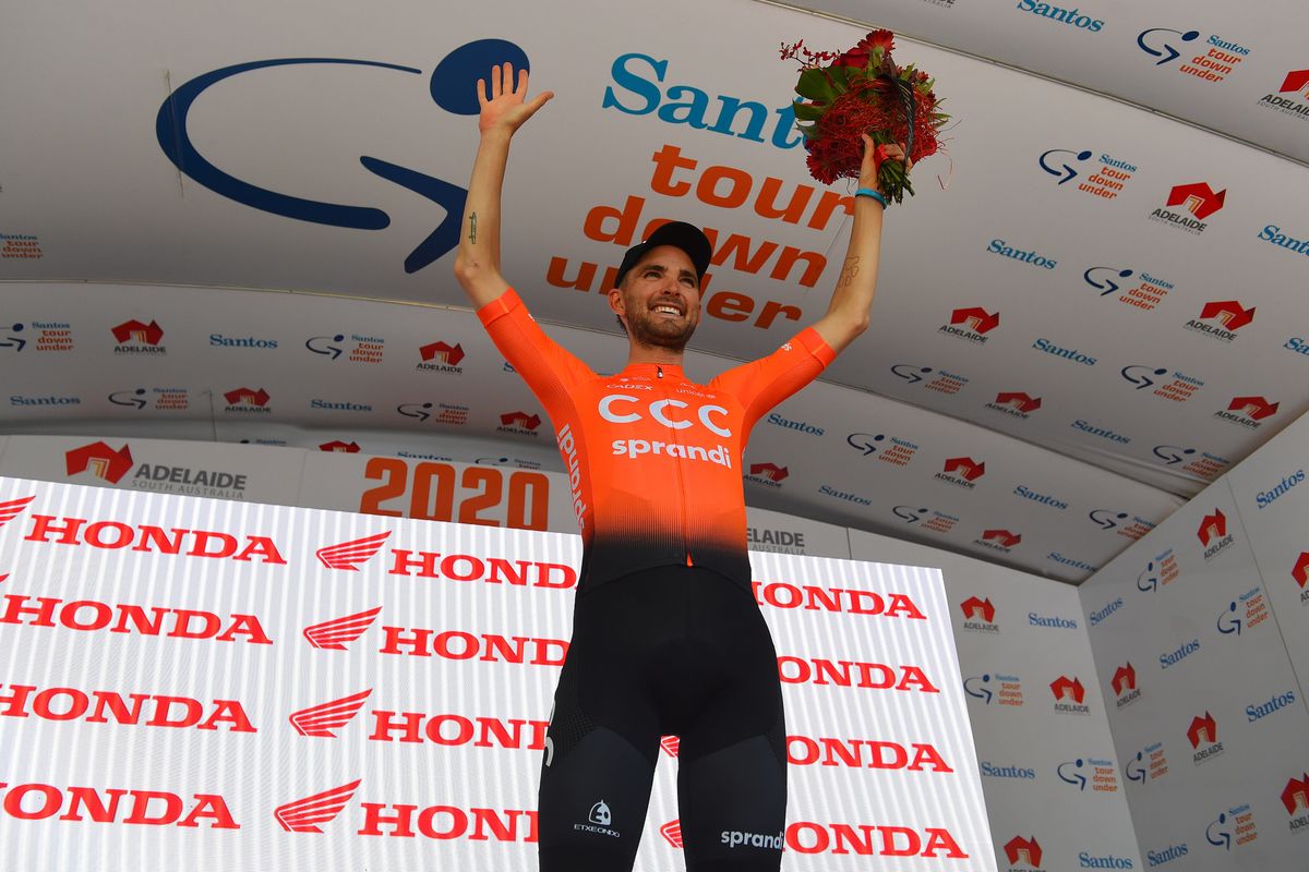Joey Rosskopf was most aggressive during stage 1 at the Tour Down Under