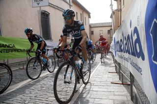 Mikel Landa (Team Sky) in action during stage 2 at Coppi e Bartali