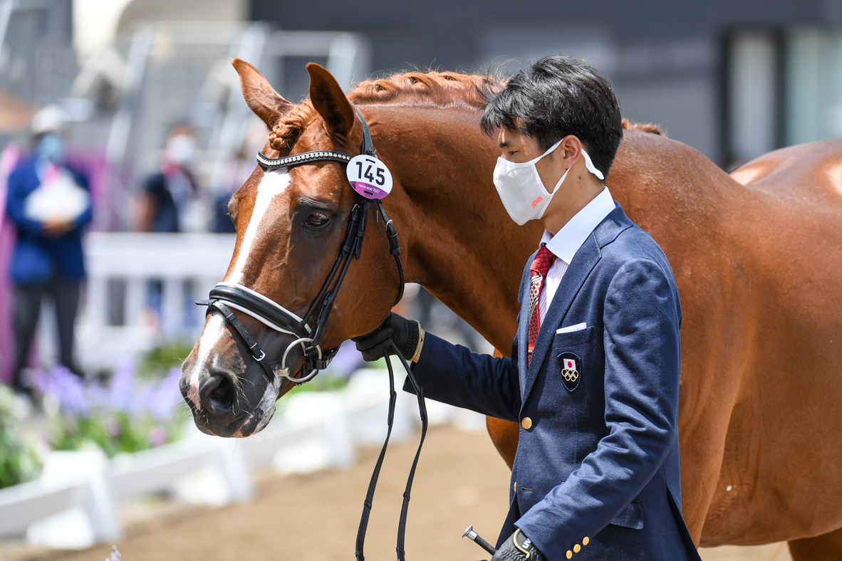 Tokyo Olympics dressage trot-up pictures