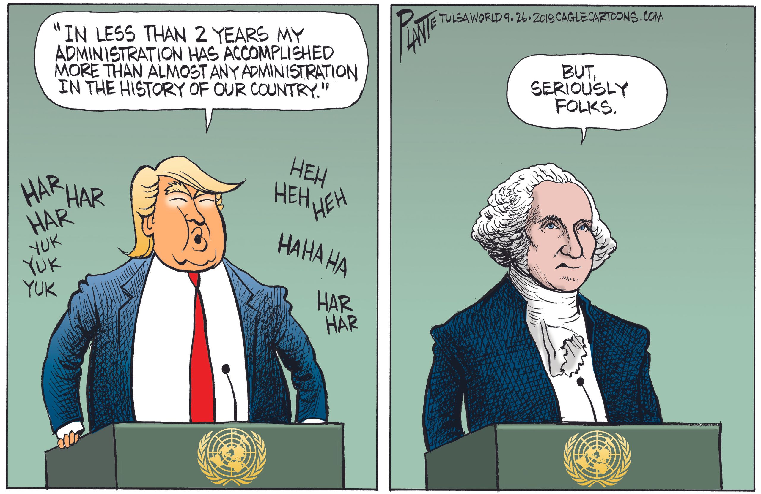 U.S. Trump United Nations laughter | The Week