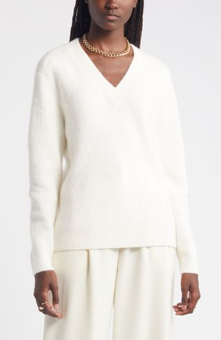 Nordstrom, Rib V-Neck Sweater