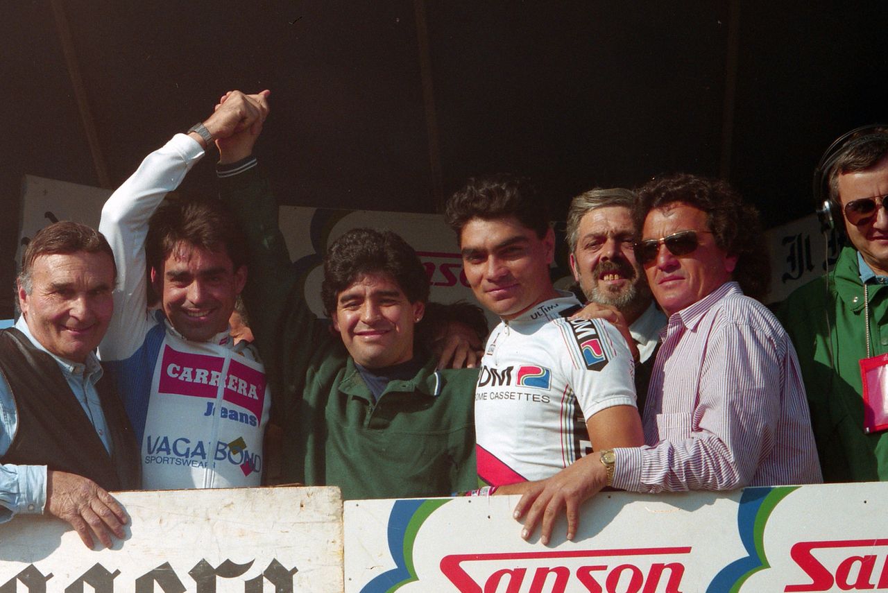 Diego Maradona at Tirreno-Adriatico 1990