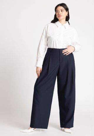 Trouser With Waistband Tabs