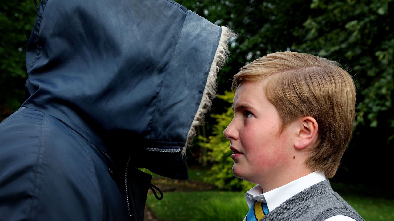 office bully signs boy being bullied