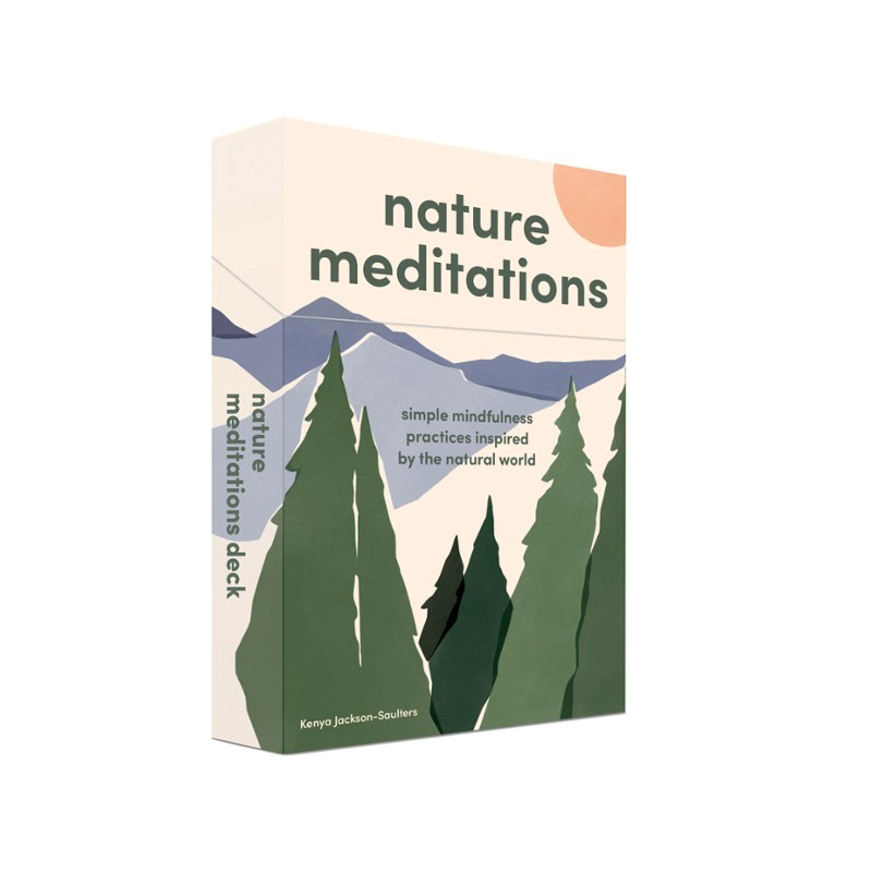 A good 50th birthday gift idea for the guy who is always stresses is this Nature Meditation Deck