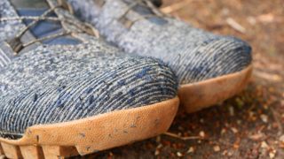 Rapha Explore Powerweave gravel shoe Boa details of damage on the toes