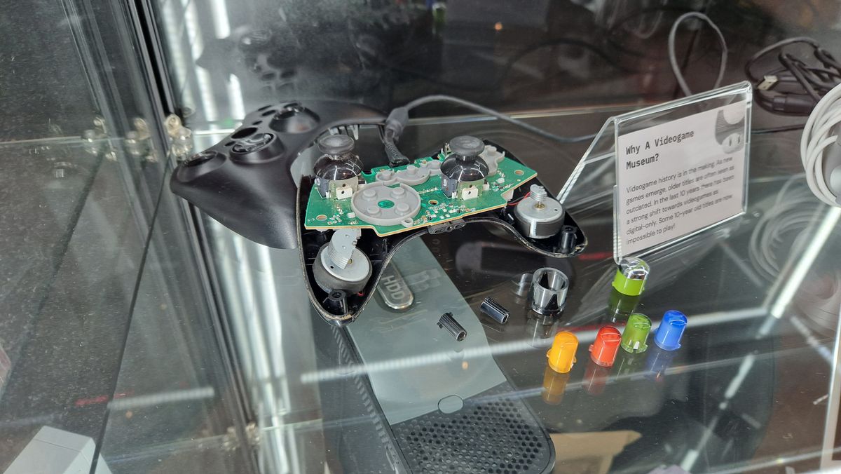 A disassembled controller at the NVM