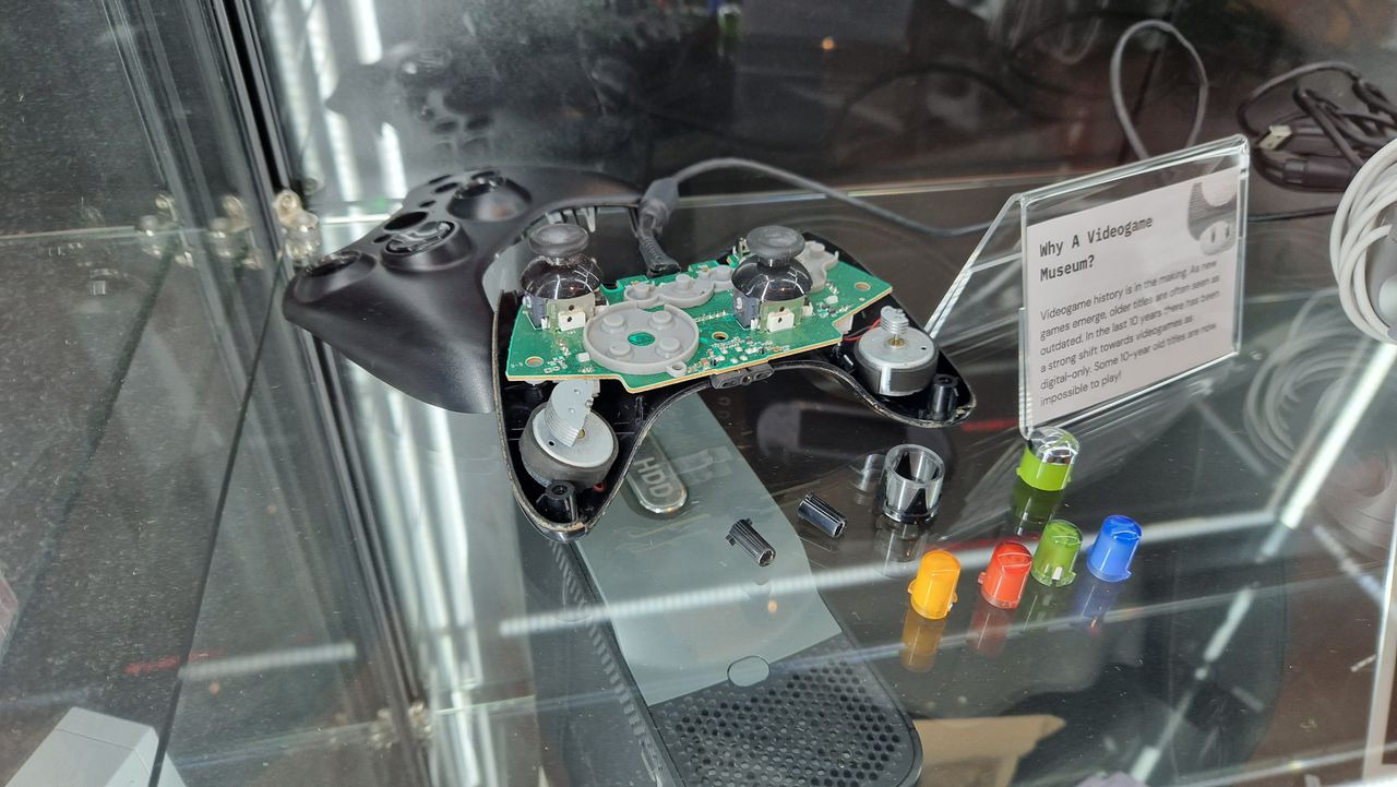 A disassembled controller at the NVM