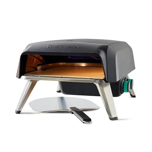 Outdoor Gas Pizza Oven, Rotating Stone