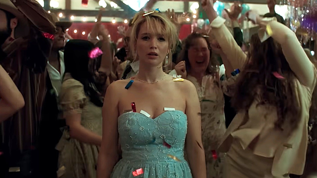 Jennifer Lawrence is seen as Grace in the Die My Love trailer.