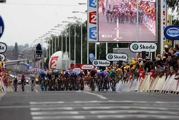 The sprint for the line.