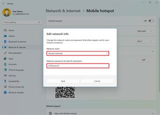 Network Hotspot Configuration