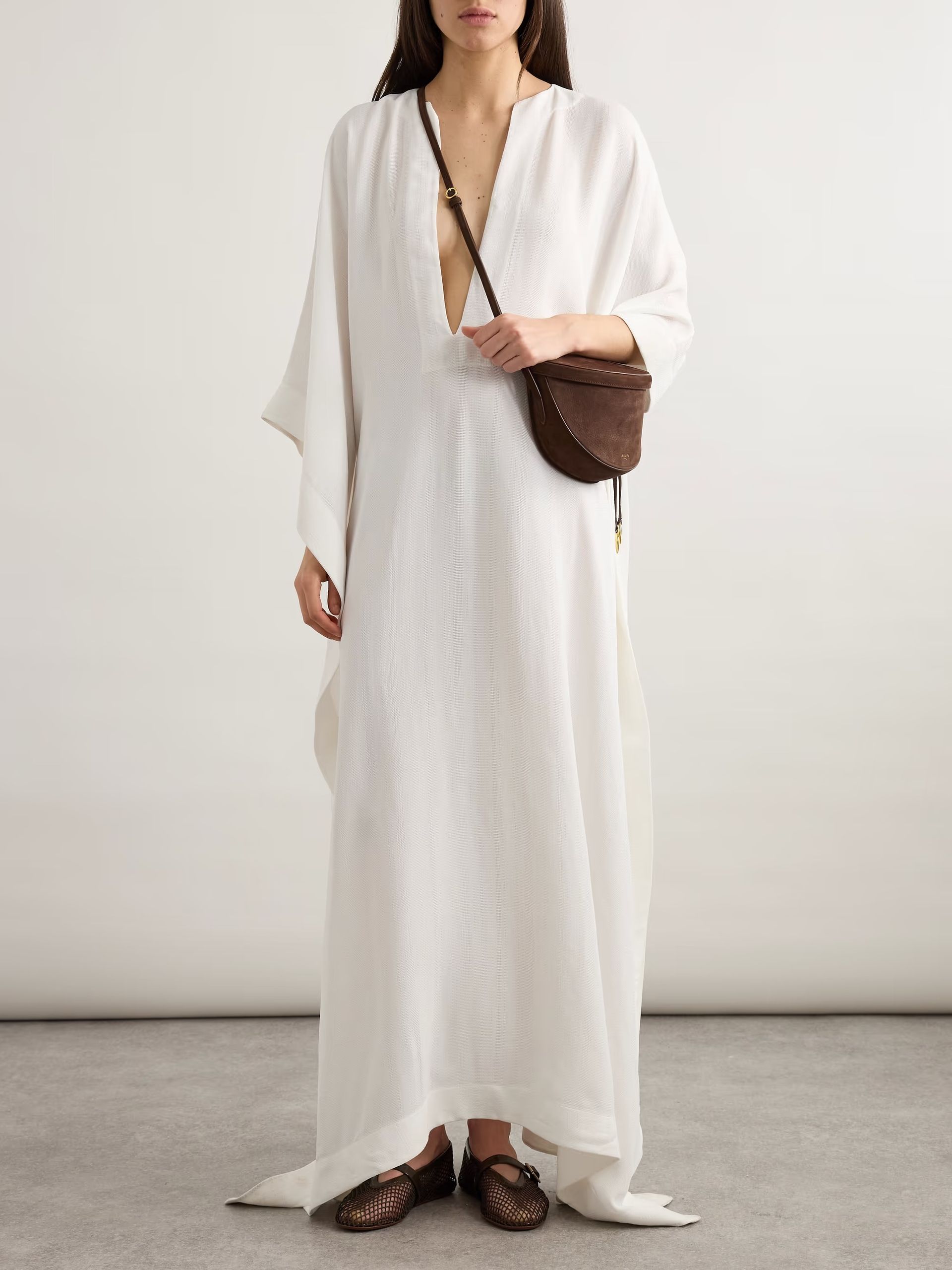 Crepe Maxi Dress