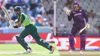 Babar Azam of Pakistan and Richie Berrington of Scotland could both feature in the Pakistan vs Scotland live stream
