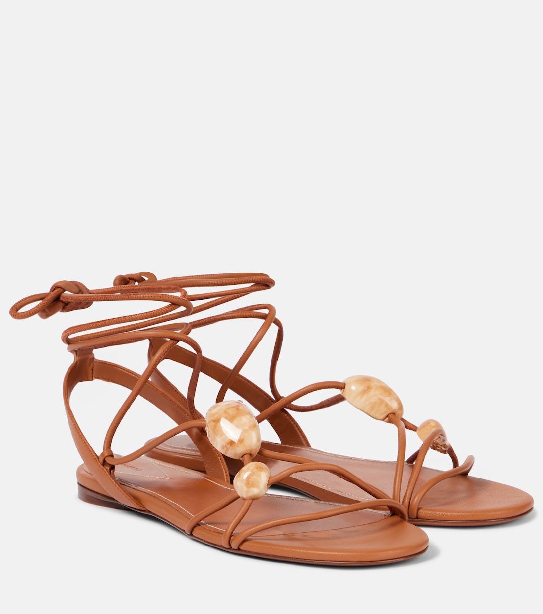 Gleam Leather Sandals