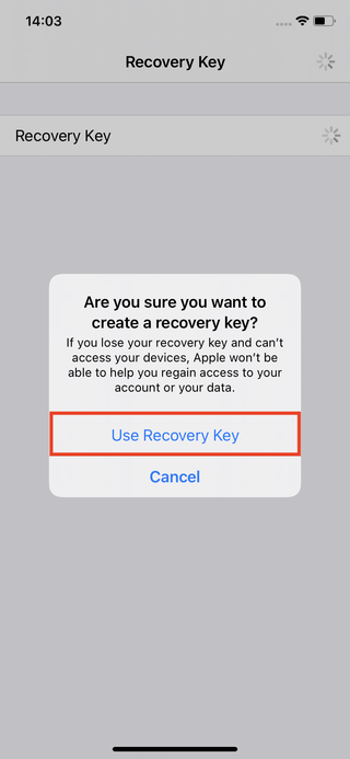 How to set up an Apple ID recovery key on an iPhone or an iPad