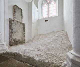 Salt Shrine, 1997-2020, by Linder, installation view at St Peter’s Church, Cambridge