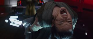 Star Wars: The Last Jedi Rey Force bent in pain