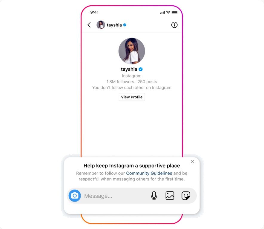 Instagram's Nudges will be coming to DMs on the platform in the coming weeks.