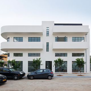 Renovated apartment building in southern Tel Aviv.