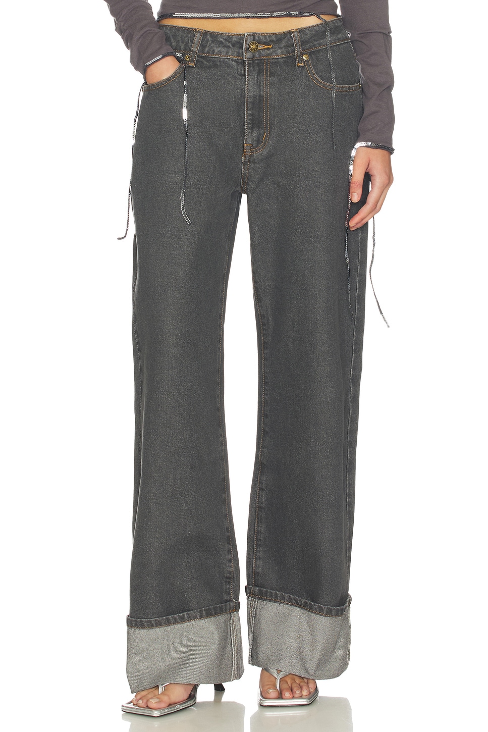 Top Model Cuffed Jeans