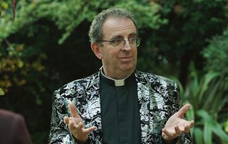 Reverend Richard Coles is guesting in Holby City