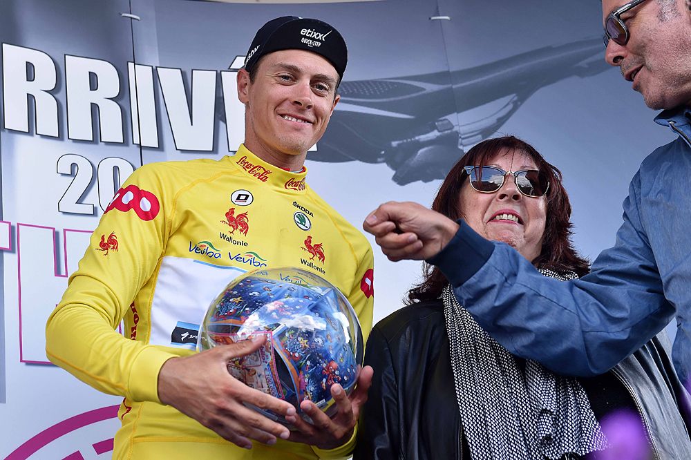Niki Terpstra (Etixx-QuickStep) awarded as the overall winner of the Tour de Wallonie