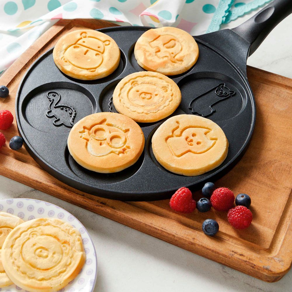 Aldi's new animal and Emoiji pancake pans guarantee smiles all round