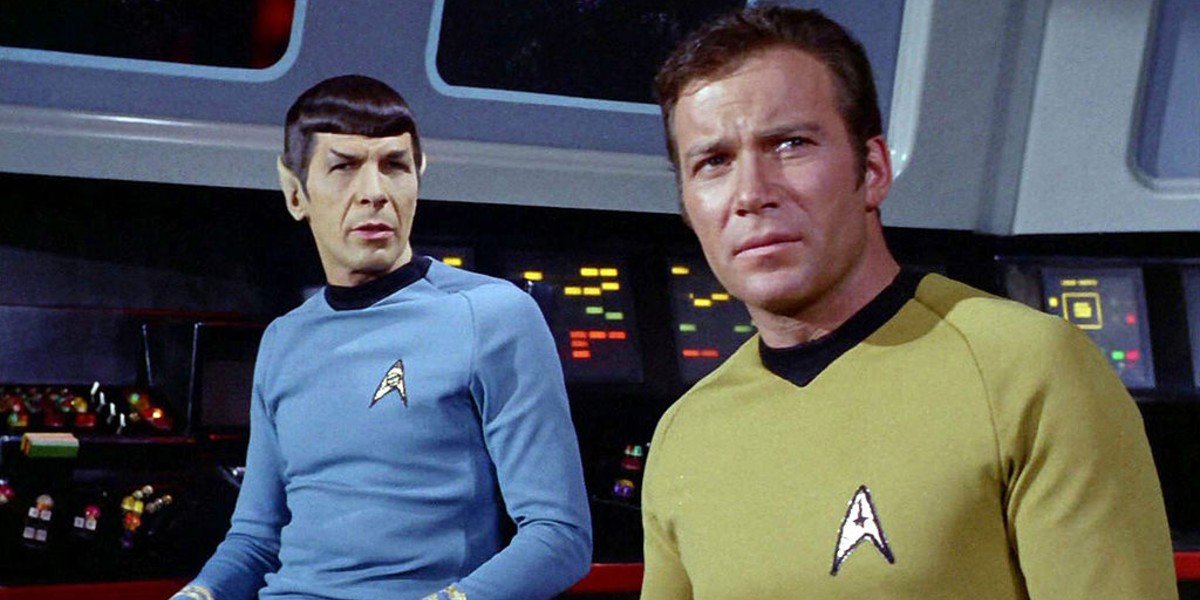 Spock and Captain Kirk Star Trek