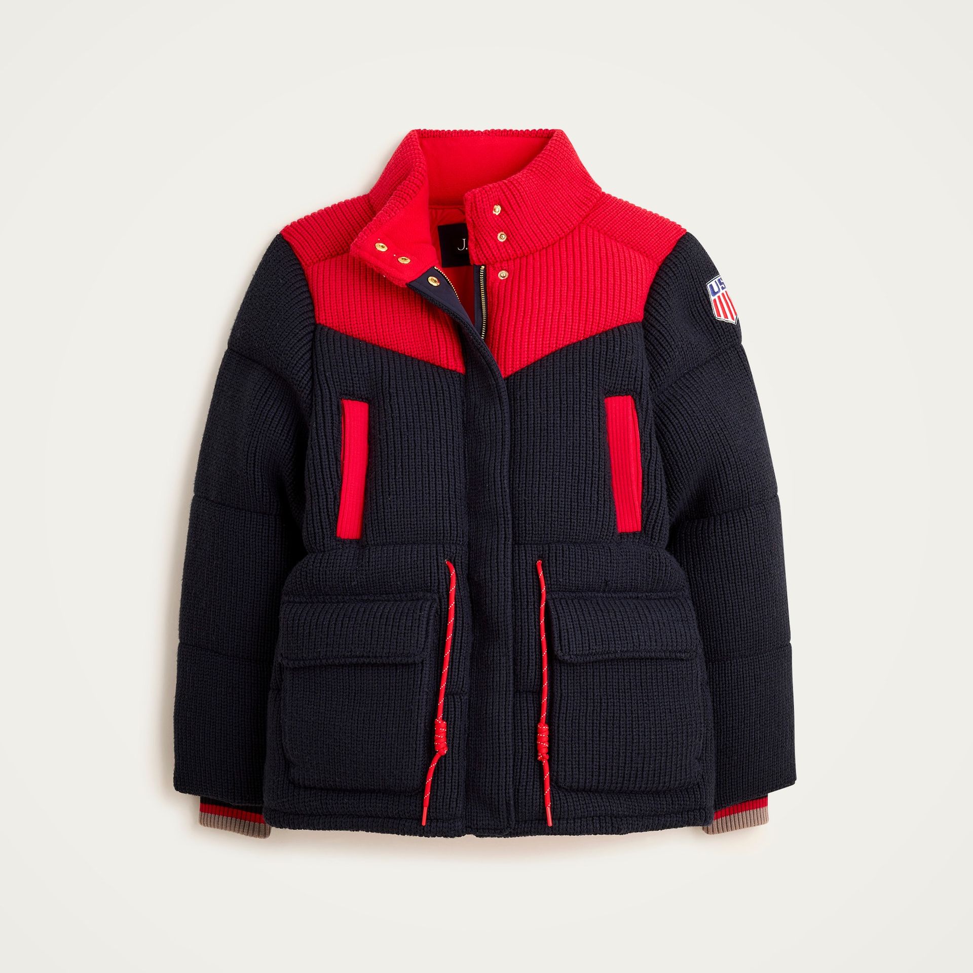 U.s. Ski & Snowboard by J.crew Sweater Puffer Jacket