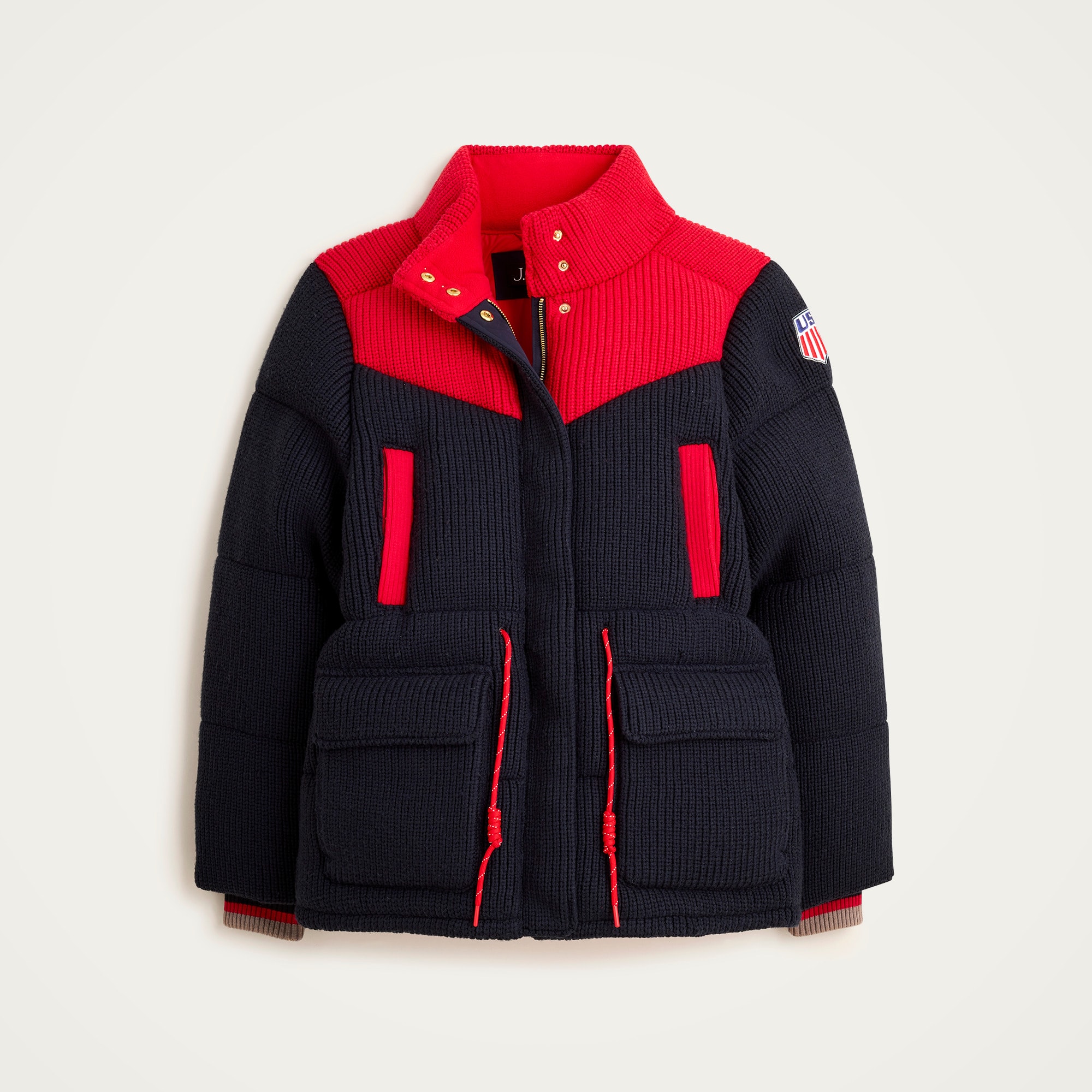 U.s. Ski &amp;amp; Snowboard by J.crew Sweater Puffer Jacket