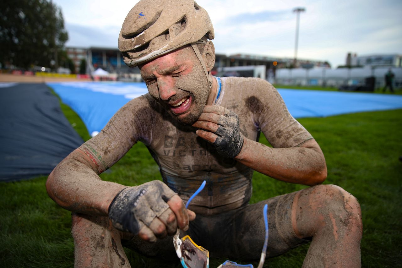 Paris Roubaix 2021 118th Edition Compiegne Roubaix 2577 km 03102021 Sonny Colbrelli ITA Bahrain Victorious photo Pool Etienne GarnierBettiniPhoto2021