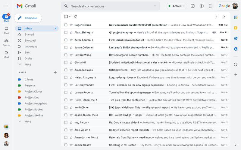 Gmail 2022 New Ui
