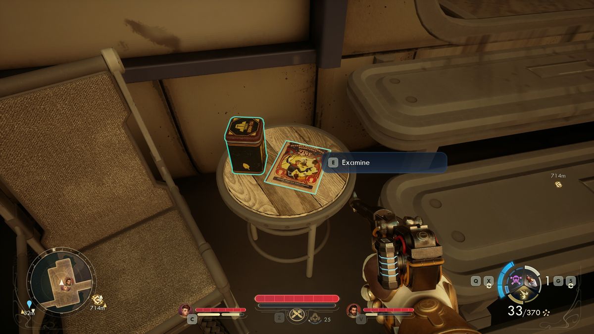 Outer Worlds 2 mag location on small table