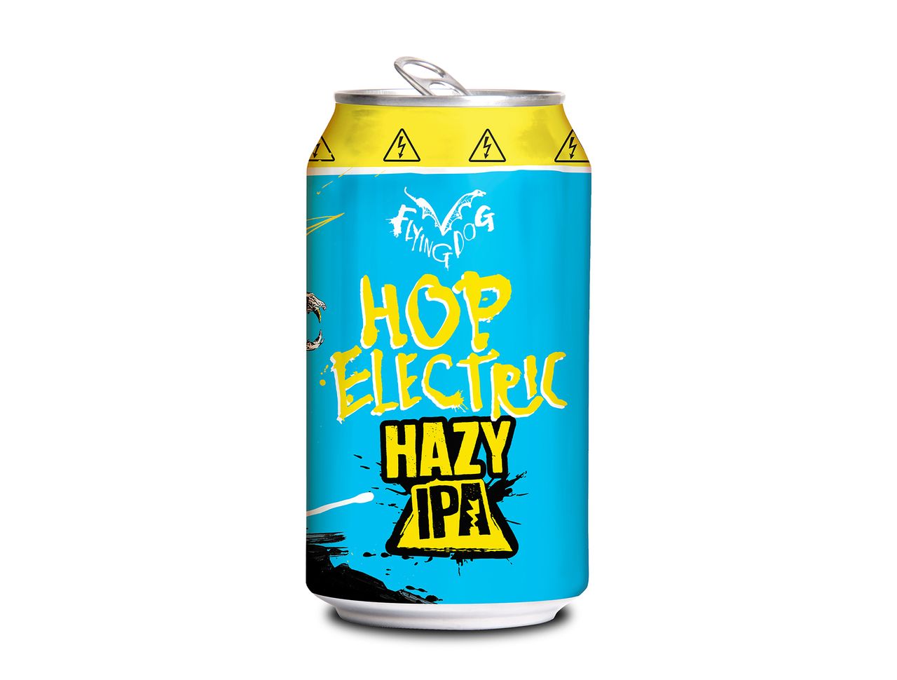 A can of Flying Dog's new Hop Electric IPA