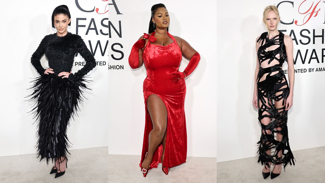 celebrities arrive on the red carpet at the 2024 CFDA Awards