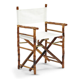 bamboo director's chair set