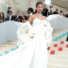 Rihanna attends the 2023 Met Gala Celebrating 