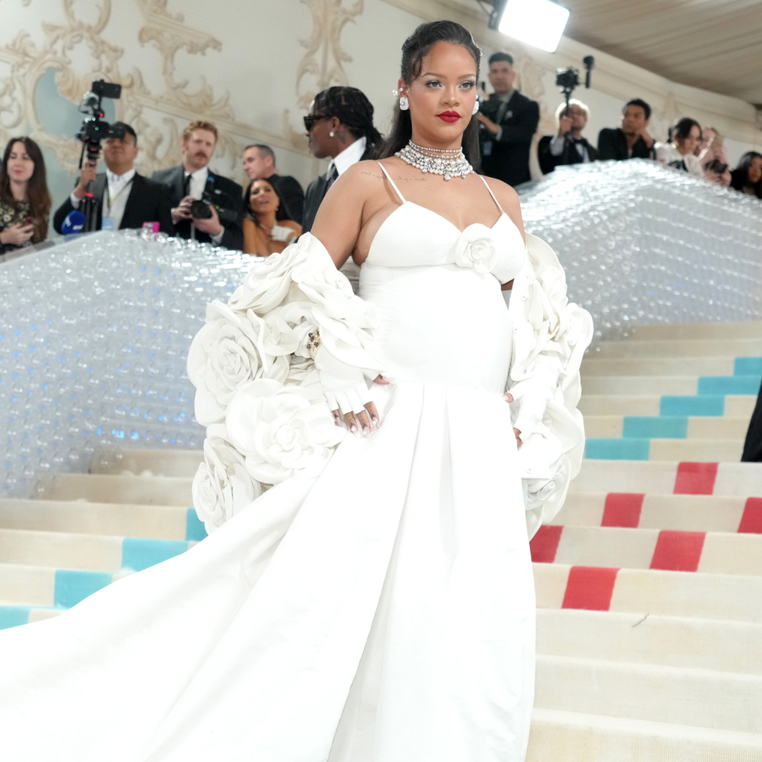 Rihanna Drops a NotSoSubtle Hint at Her 2024 Met…