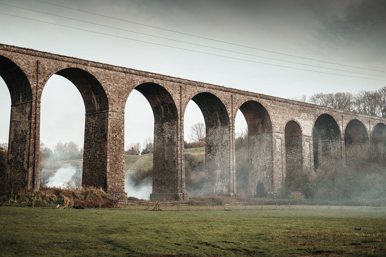 autumn photography viaduct