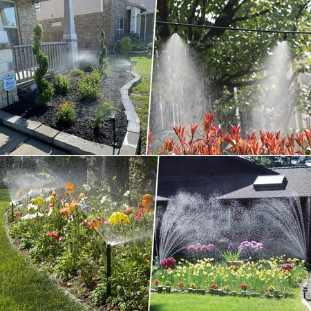 Bshapplus&amp;reg; Garden Irrigation System,139 Pack+164ft Tubing Hose Drip Irrigation Kit,automatic Irrigation Set With Adjustable Nozzles Drippers,saving Water for Garden Greenhouse Patio Lawn