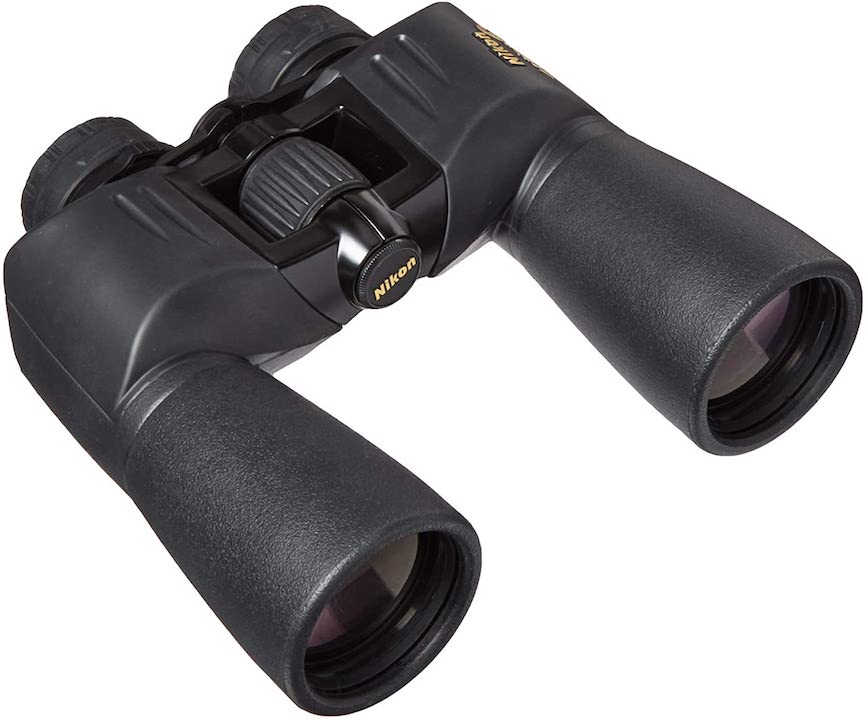 Nikon Action EX 12x50 Binocular - hefty binoculars that require a tripod to get the best of them