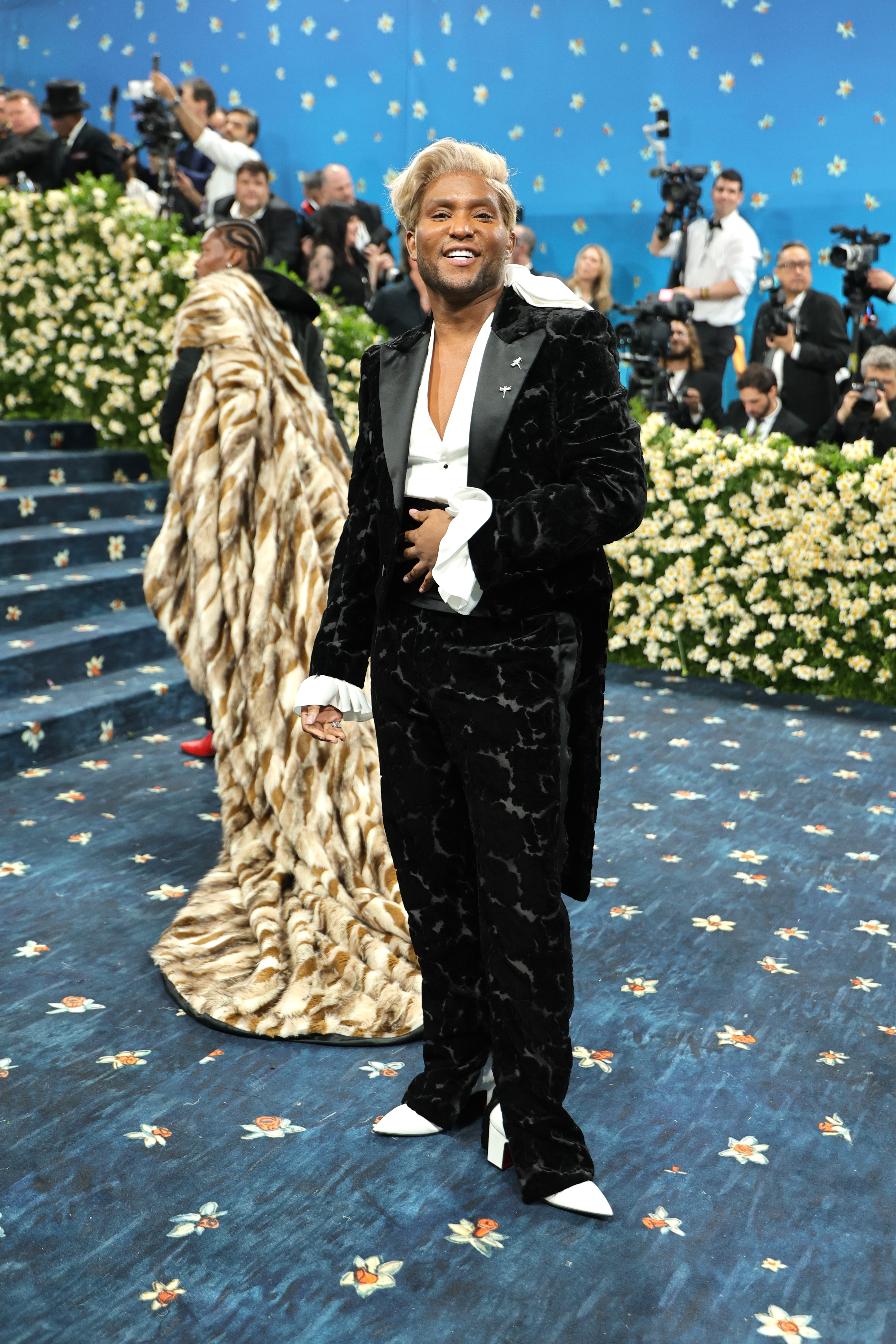 Law Roach attends the 2025 Met Gala Celebrating "Superfine: Tailoring Black Style" at Metropolitan Museum of Art on May 05, 2025 in New York City.