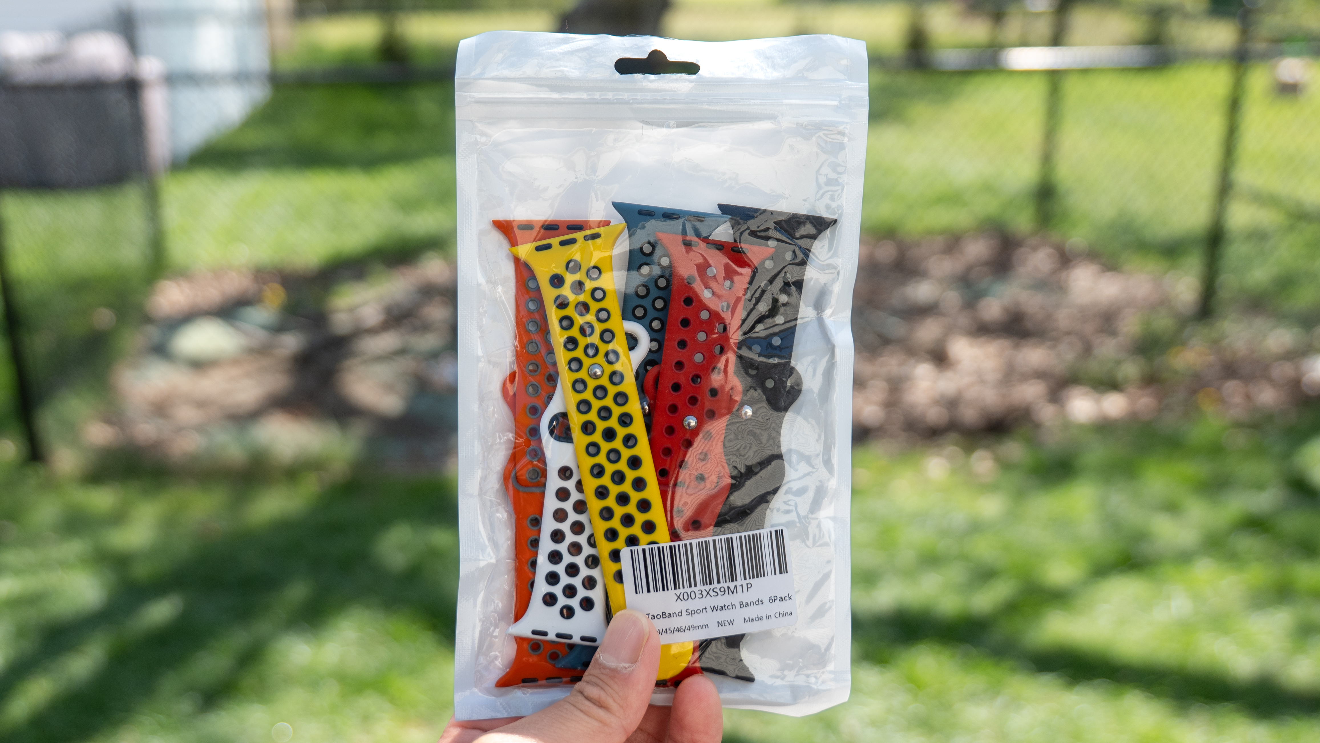 JTaoBand Sport iWatch Bands in a bag.