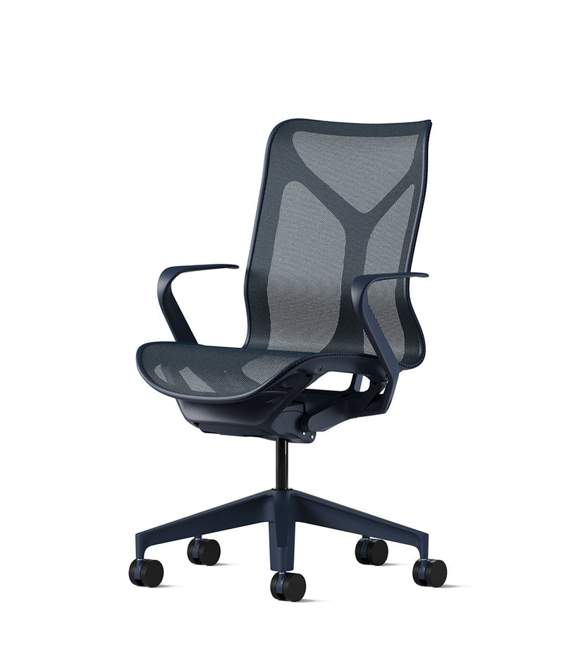 Cosm Nightfall/nightfall Mid Back Office Chair*fixed