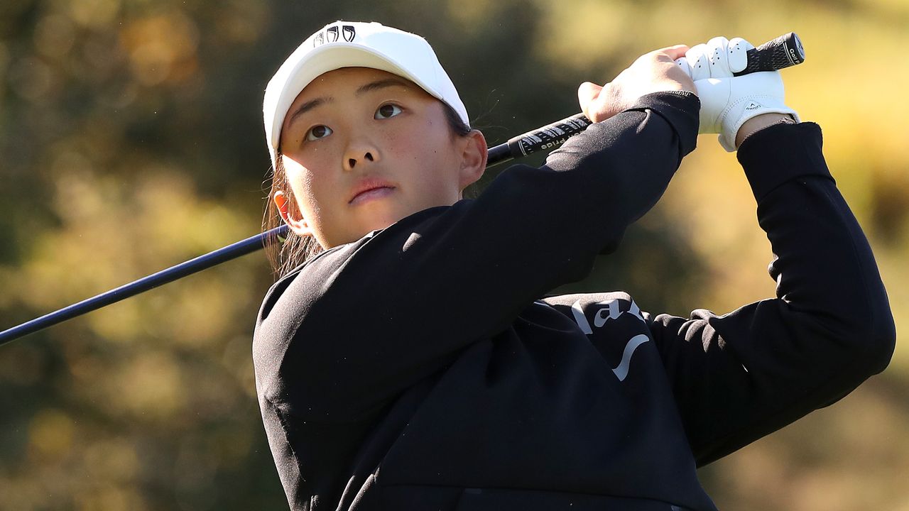 Ruoning Yin during the BMW Ladies Championship in South Korea