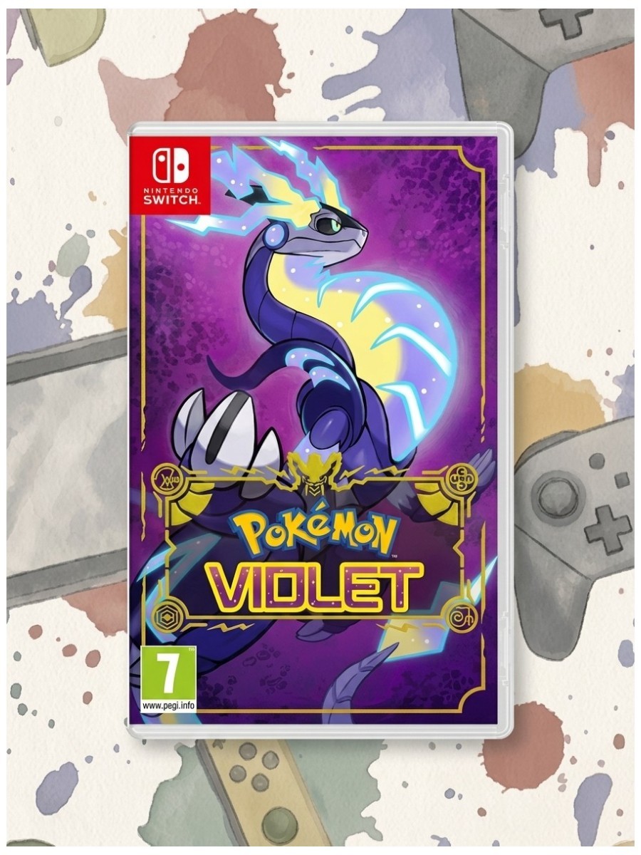 Pokémon games on a colorful Switch 2 background