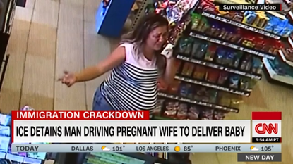 ICE detains man driving his pregnant wife to her delivery, citing murder warrant